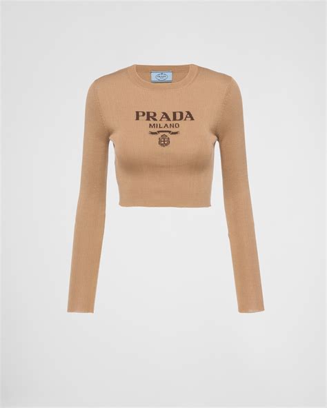 prada cropped sweater